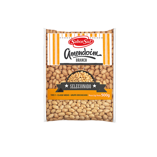 Amendoim Sabor sul branco 500g