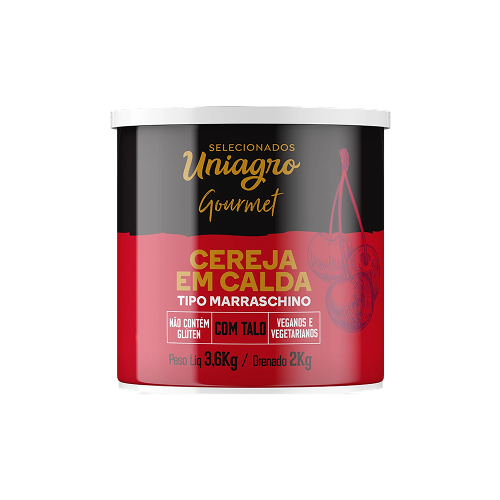 Cereja com Talo Uniagro 2kg 