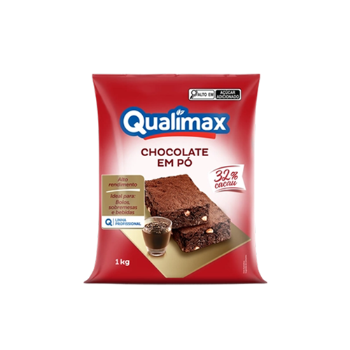 Chocolate em Pó 32% Cacau Qualimax 1kg