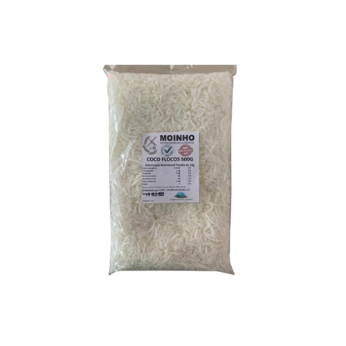 Coco Ralado Flocado Moinho 500g