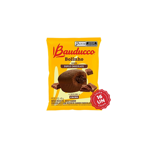 Bolinho Bauducco Duplo Chocolate 40g