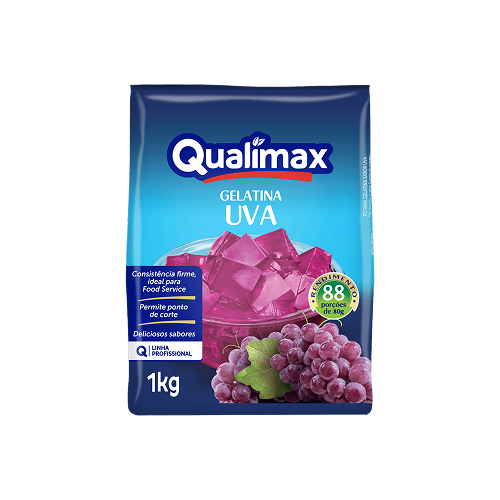 Gelatina Uva Qualimax 1KG