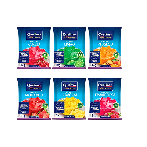 Gelatina Qualimax Sabores  1kg