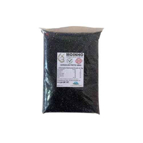 Gergelim Preto Moinho 500g