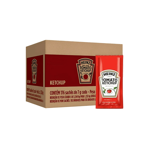 Ketchup Heinz 176 Sachês De 7g