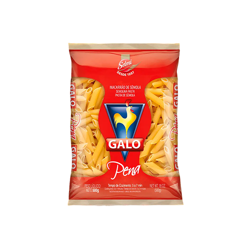 Macarrão Galo Sêmola Pena 500gr